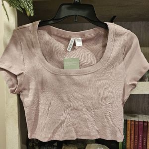 H&M ribbed crop